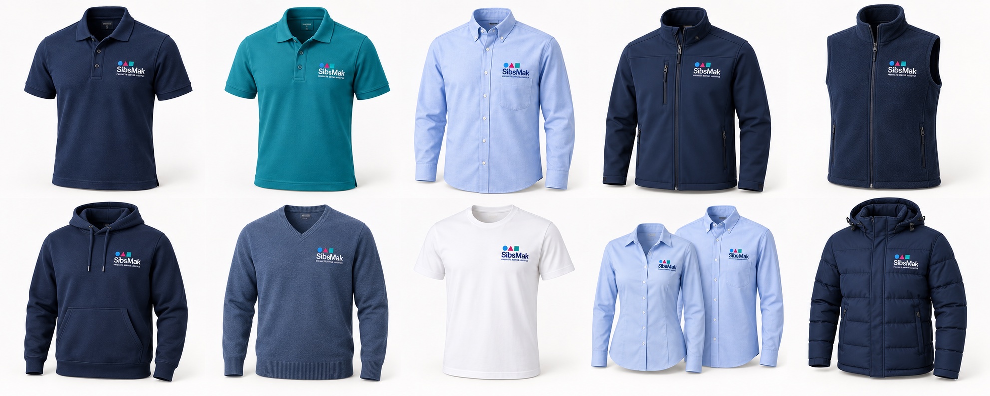 Corporate Clothing — branded product mockup