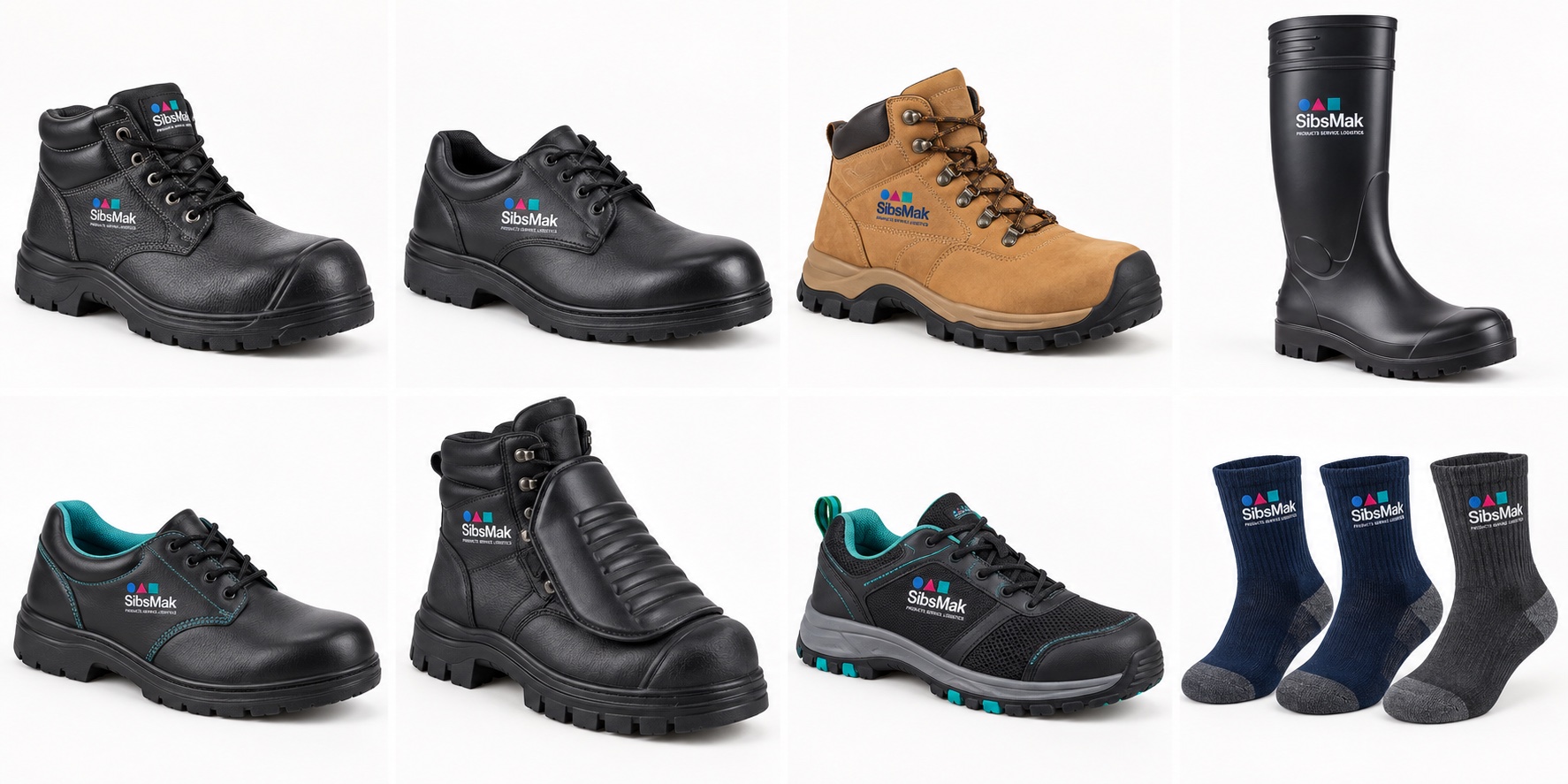 Safety Footwear — branded product mockup