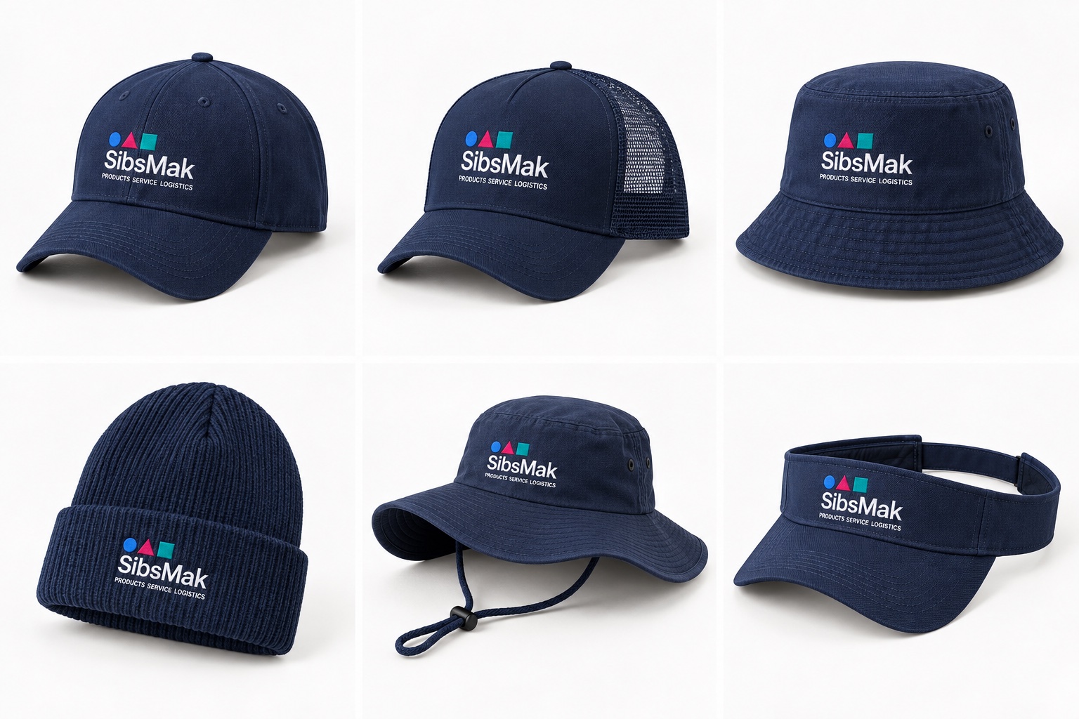 Headwear & Caps — branded product mockup