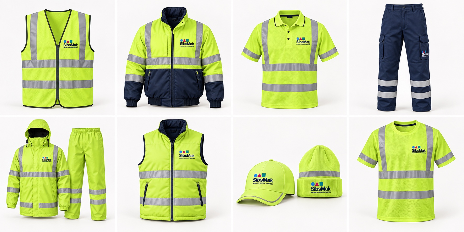 Hi-Visibility Wear — branded product mockup