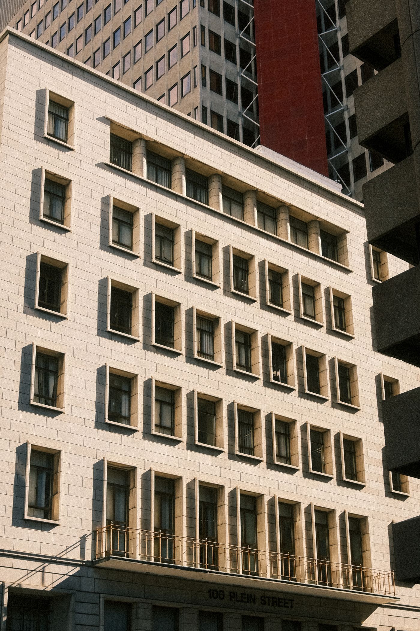 Commercial buildings on Plein Street in Cape Town, South Africa